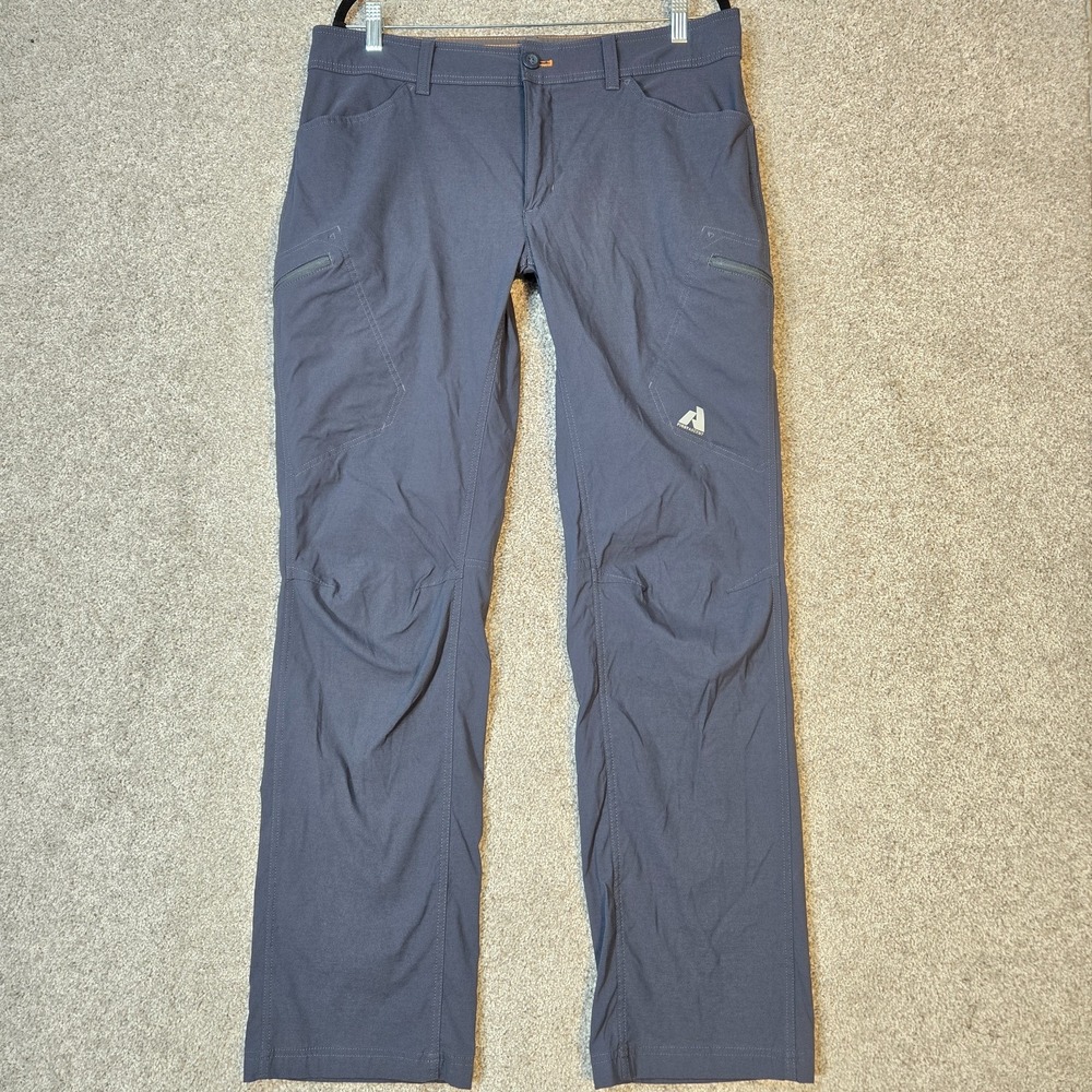 Eddie Bauer Pants Mens 36x34 Blue/Gray First Ascent Guide Pro Hiking outdoor